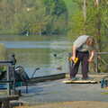 The Magic Numbers and Scenes of Diss, Norfolk - 15th October 2005, Down in Diss, the fishing pontoon is repaired