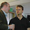 Russel and Nick, Andrew Leaves Qualcomm, Cambridge - 18th October 2005