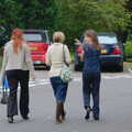 Andrew Leaves Qualcomm, Cambridge - 18th October 2005, The office girls wander off