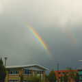 The double rainbow over the business park, Andrew Leaves Qualcomm, Cambridge - 18th October 2005
