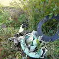 A wrecked toilet on Sandy Lane, Diss, Suffolk County Council Dereliction, and Cotton Flamenco, Suffolk - 22nd October 2005