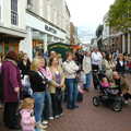 Abandoned Stuff, Suffolk County Council Dereliction and Flamenco, Ipswich and Cotton, Suffolk - 22nd October 2005, Crowds outside Burton in Ipswich