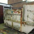 Abandoned Stuff, Suffolk County Council Dereliction and Flamenco, Ipswich and Cotton, Suffolk - 22nd October 2005, Old rusted rubbish compactor outside Suffolk Design and Print