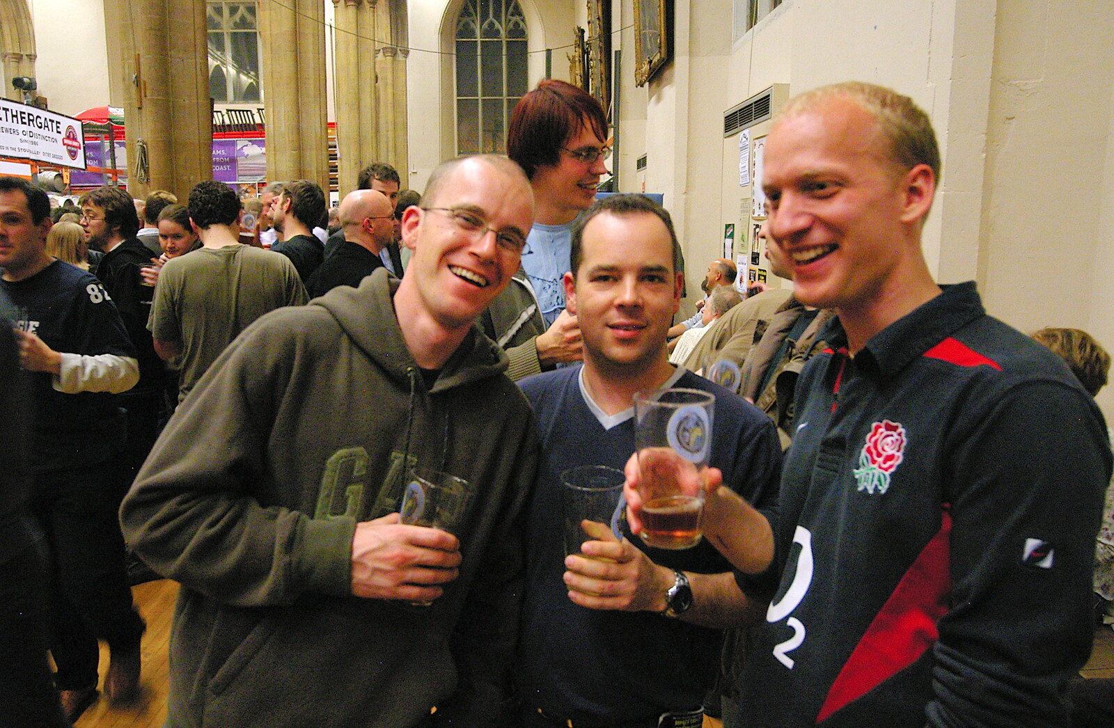 Russell and the SCC Massive from The 28th Norwich Beer Festival, St. Andrew's Hall, Norwich - 26th October 2005