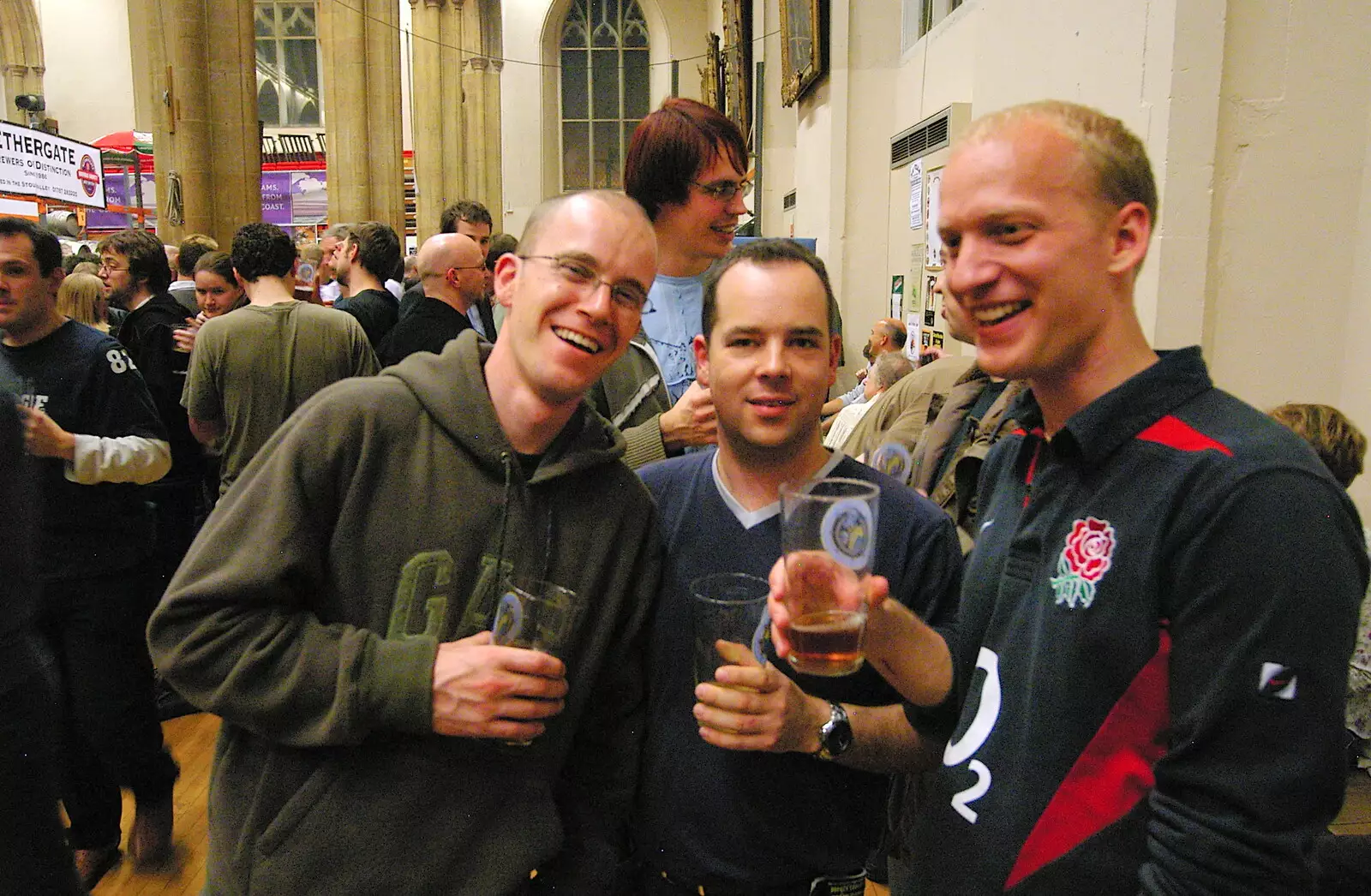 Russell and the SCC Massive, from The 28th Norwich Beer Festival, St. Andrew's Hall, Norwich - 26th October 2005