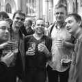 The 28th Norwich Beer Festival, St. Andrew's Hall, Norwich - 26th October 2005, The Ipswich posse: Russell, Dan 'Parrott', Russell, Nosher and Andrew B