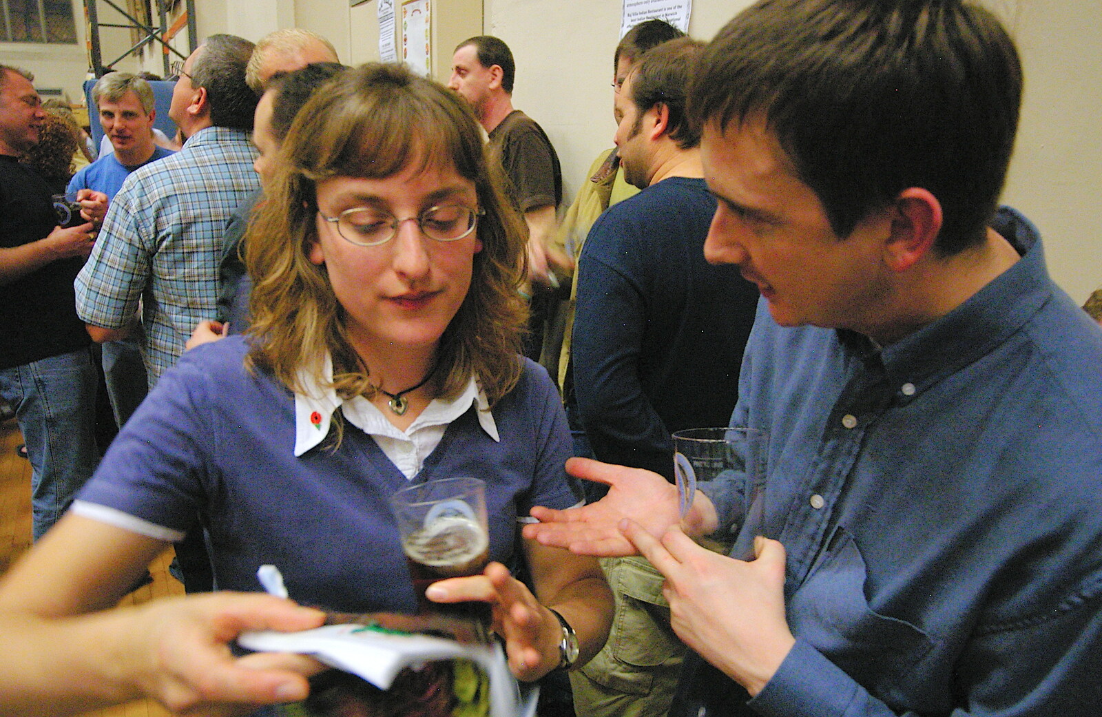 Suey and Andrew from The 28th Norwich Beer Festival, St. Andrew's Hall, Norwich - 26th October 2005