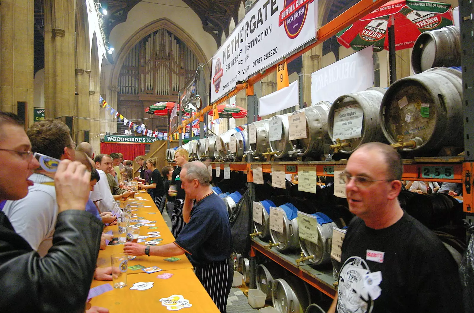 The other side of the bar, from The 28th Norwich Beer Festival, St. Andrew's Hall, Norwich - 26th October 2005