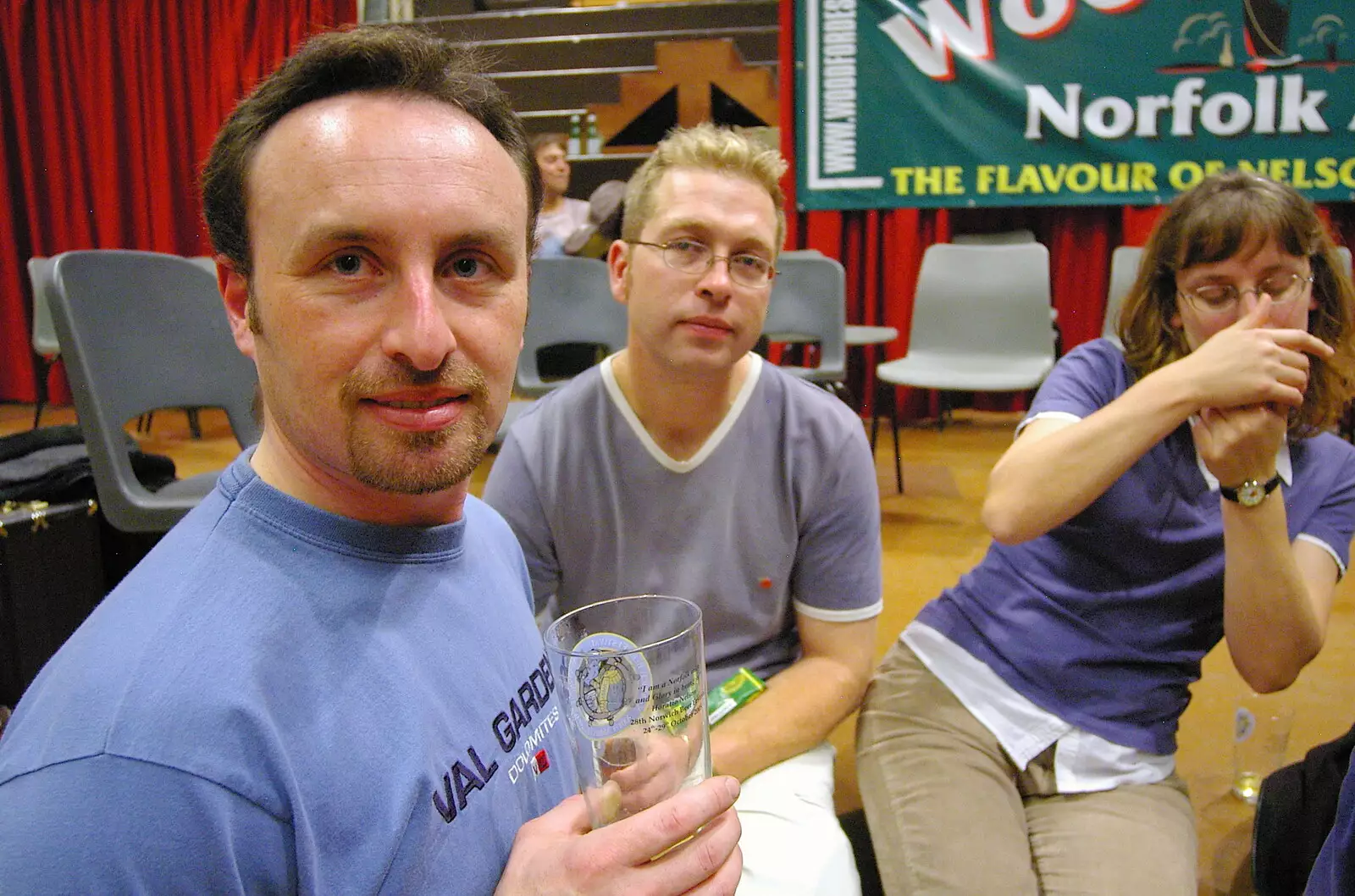 Dave, Marc and Suey, from The 28th Norwich Beer Festival, St. Andrew's Hall, Norwich - 26th October 2005