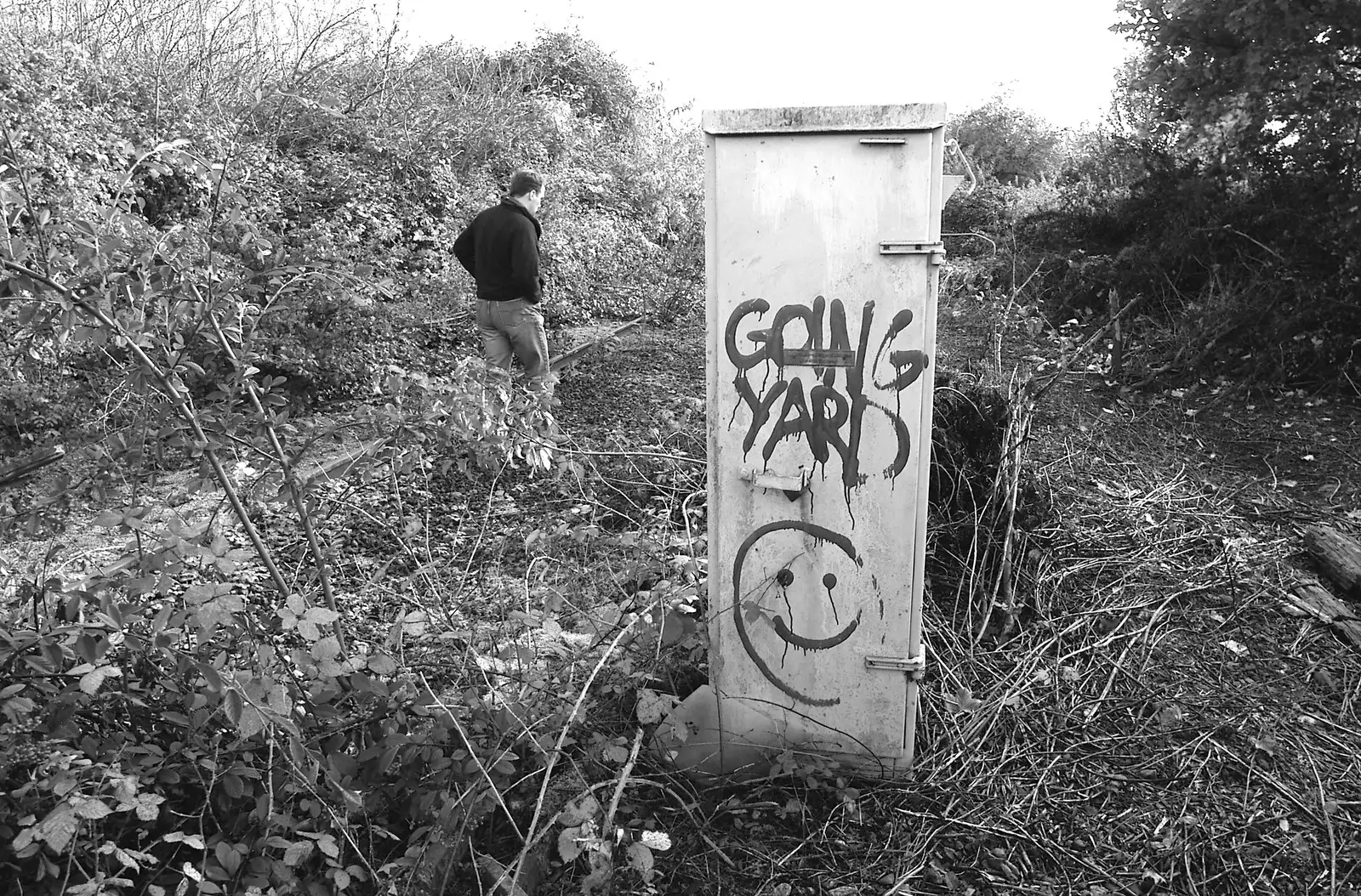 The next week, we head off in the other direction, from Disused Cambridge Railway, Milton Road, Cambridge - 28th October 2005