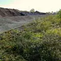 An aggregate storage site, Disused Cambridge Railway, Milton Road, Cambridge - 28th October 2005