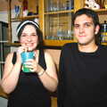 Jen's Hallowe'en Party and Sazzle's Leaving Do, Mission Road, Diss - 28th October 2005, Jess and Will