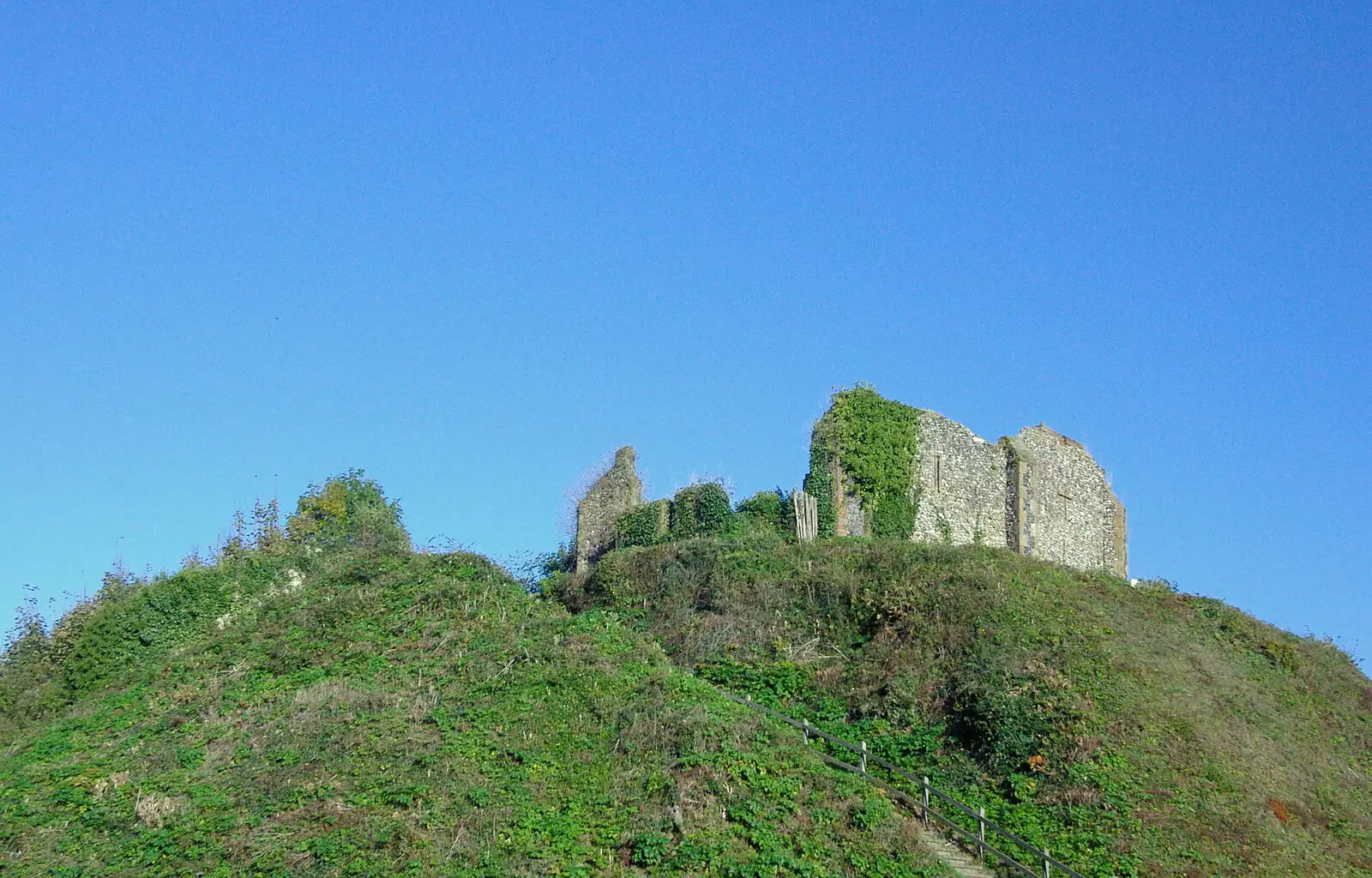 Eye castle - a victorian folly on a Norman motte, from CISU Networks and Autumn Leaves at Norwich Cathedral, Eye and Norwich - 29th October 2005