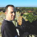 Russel at the top of the castle, CISU Networks and Autumn Leaves at Norwich Cathedral, Eye and Norwich - 29th October 2005