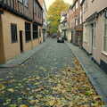 Half way down Elm Hill, CISU Networks and Autumn Leaves at Norwich Cathedral, Eye and Norwich - 29th October 2005