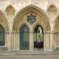 Entrance to the Cloisters, CISU Networks and Autumn Leaves at Norwich Cathedral, Eye and Norwich - 29th October 2005