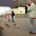 Photographing the ducks, Burnt-out Recycling Bins and Fireworks from a Distance, Diss, Norfolk - 4th November 2005