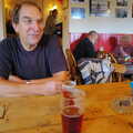 Mike in the Three Swallows at Cley Next the Sea, Mother, Mike and the Stiffkey Light Shop, Cley and Holkham - 6th November 2005