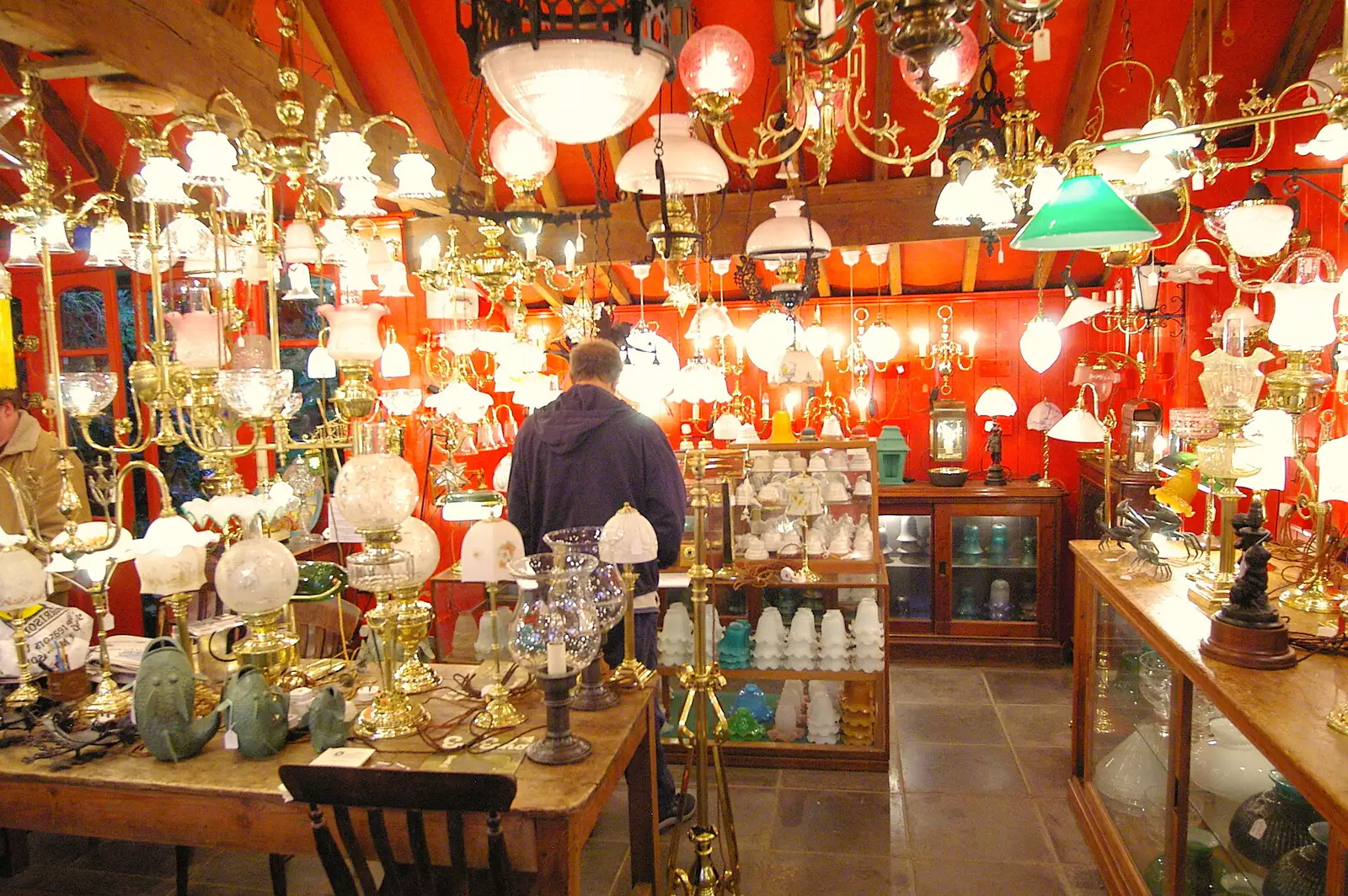 Inside the spectacular Stiffkey Light Shop, from Mother, Mike and the Stiffkey Light Shop, Cley and Holkham - 6th November 2005