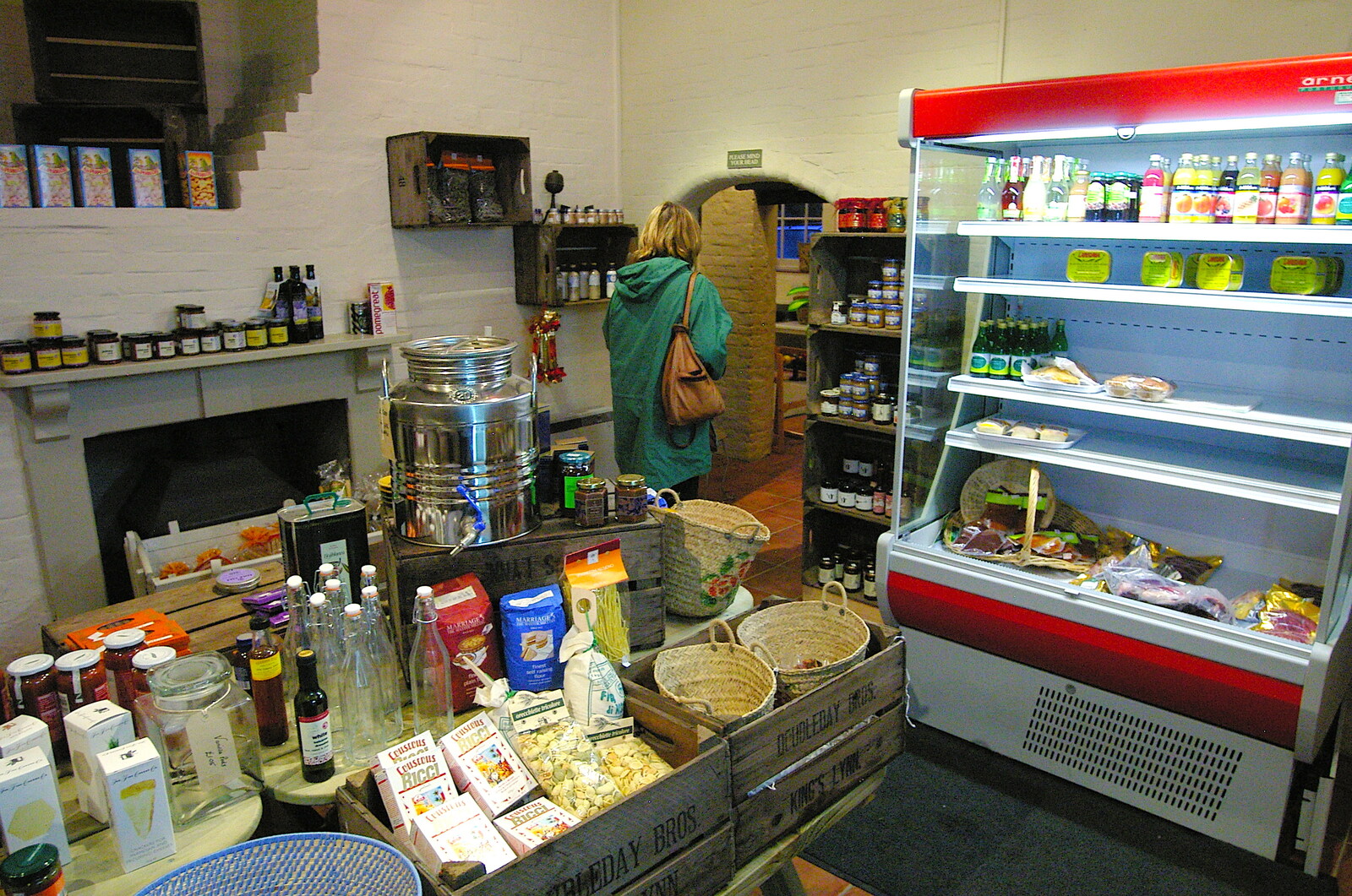 Mother roams around in the shop from Mother, Mike and the Stiffkey Light Shop, Cley and Holkham - 6th November 2005