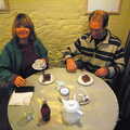 There's a café moment at Holkham, Mother, Mike and the Stiffkey Light Shop, Cley and Holkham - 6th November 2005