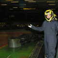 Hands up in despair, Qualcomm goes Karting in Caxton, Cambridgeshire - 7th November 2005