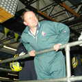 Martin Dickens looks out, Qualcomm goes Karting in Caxton, Cambridgeshire - 7th November 2005