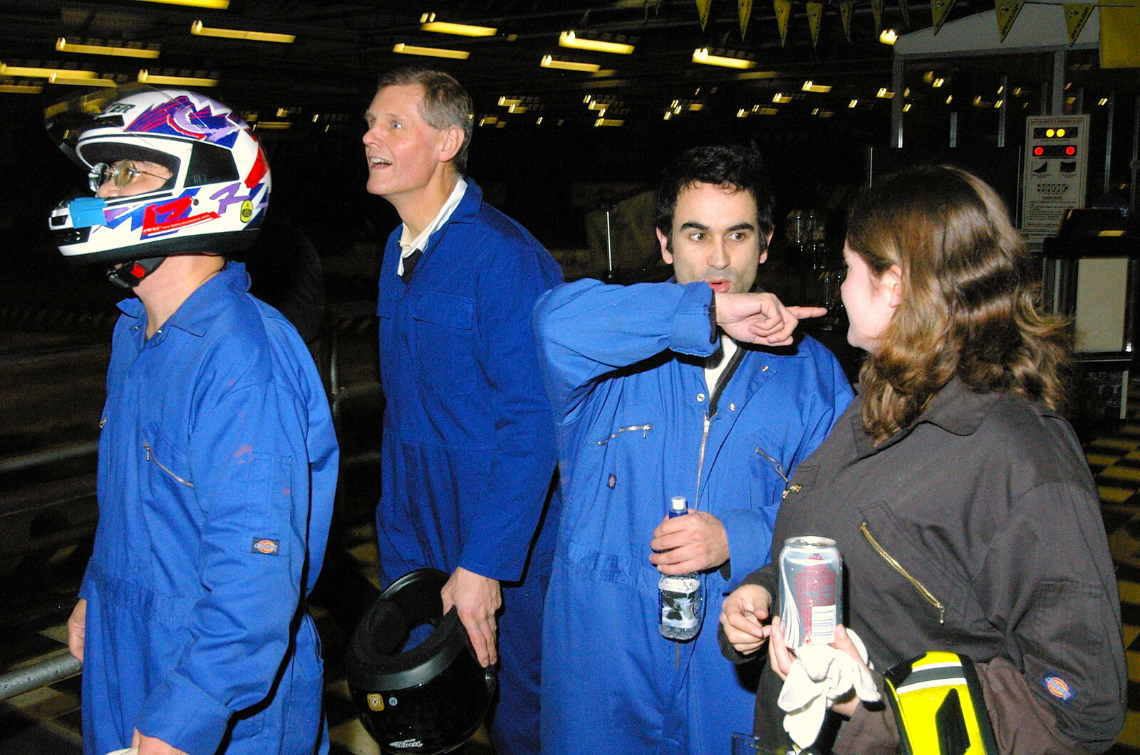 Arun chats to Isobel from Qualcomm goes Karting in Caxton, Cambridgeshire - 7th November 2005