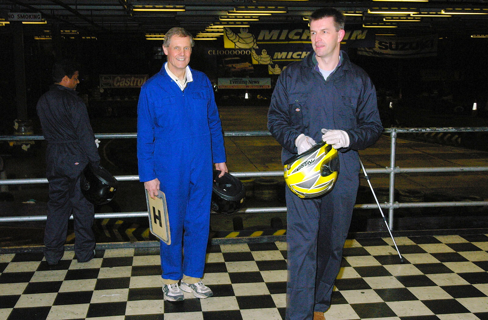 Tim and John Scott from Qualcomm goes Karting in Caxton, Cambridgeshire - 7th November 2005