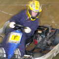 Tim makes a turn, Qualcomm goes Karting in Caxton, Cambridgeshire - 7th November 2005