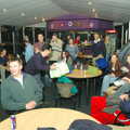 Chewie, who bought his own helmet, wins, Qualcomm goes Karting in Caxton, Cambridgeshire - 7th November 2005