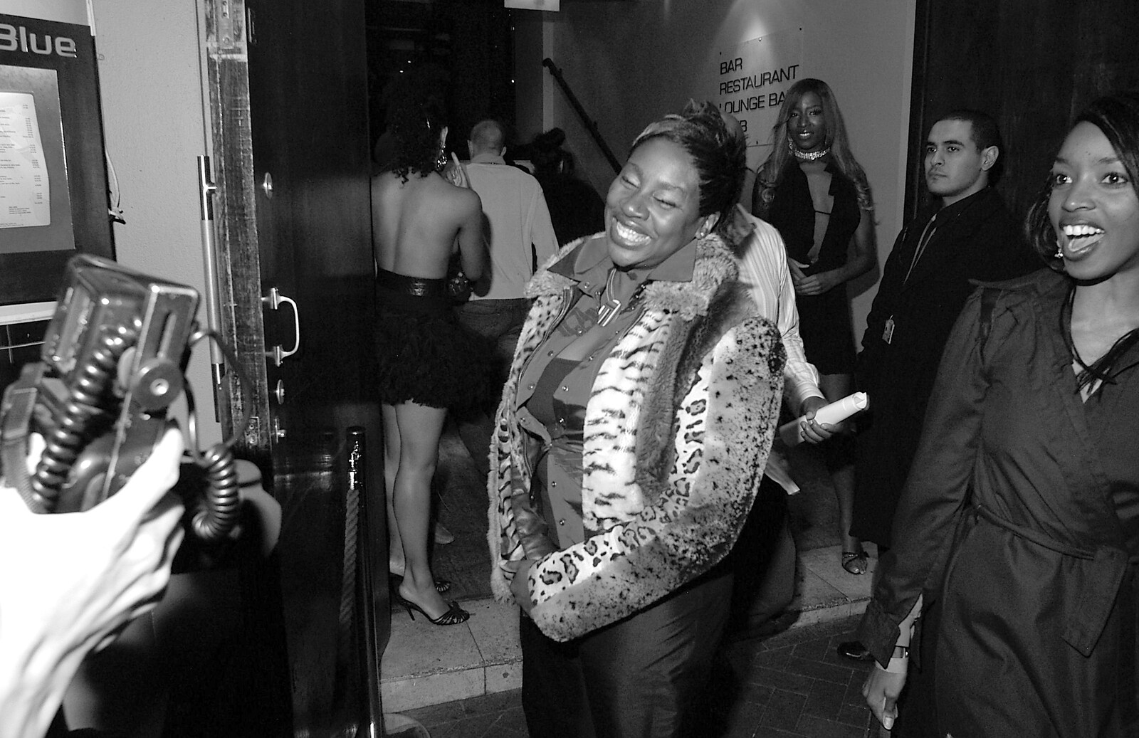 Comedian Gina Yashere from Celebrity Snappers: Becoming a Papparazzo, Leicester Square, London - 9th November 2005