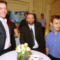 Stef, Craig and Ben, Qualcomm Europe All-Hands at the Berkeley Hotel, London - 9th November 2005