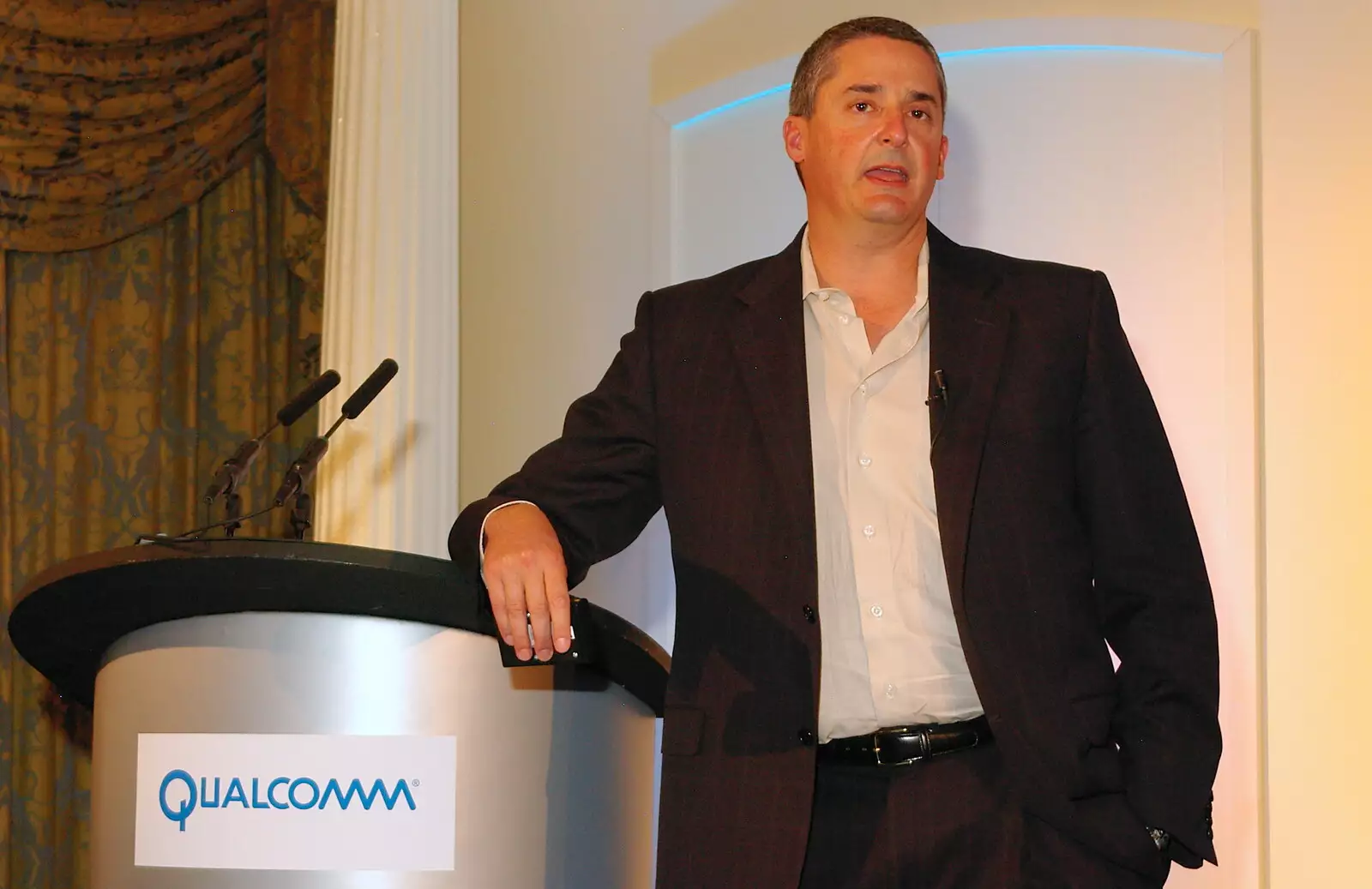 Steve Altman, Qualcomm President, from Qualcomm Europe All-Hands at the Berkeley Hotel, London - 9th November 2005