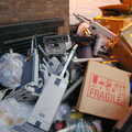 A skip full of discarded hoovers is spotted, Qualcomm Europe All-Hands at the Berkeley Hotel, London - 9th November 2005
