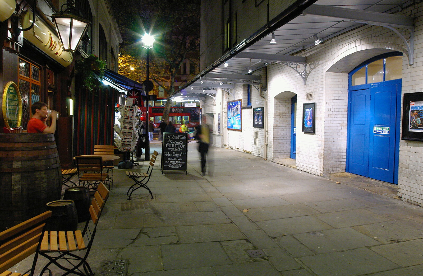 Theatre alleyway from Qualcomm Europe All-Hands at the Berkeley Hotel, London - 9th November 2005