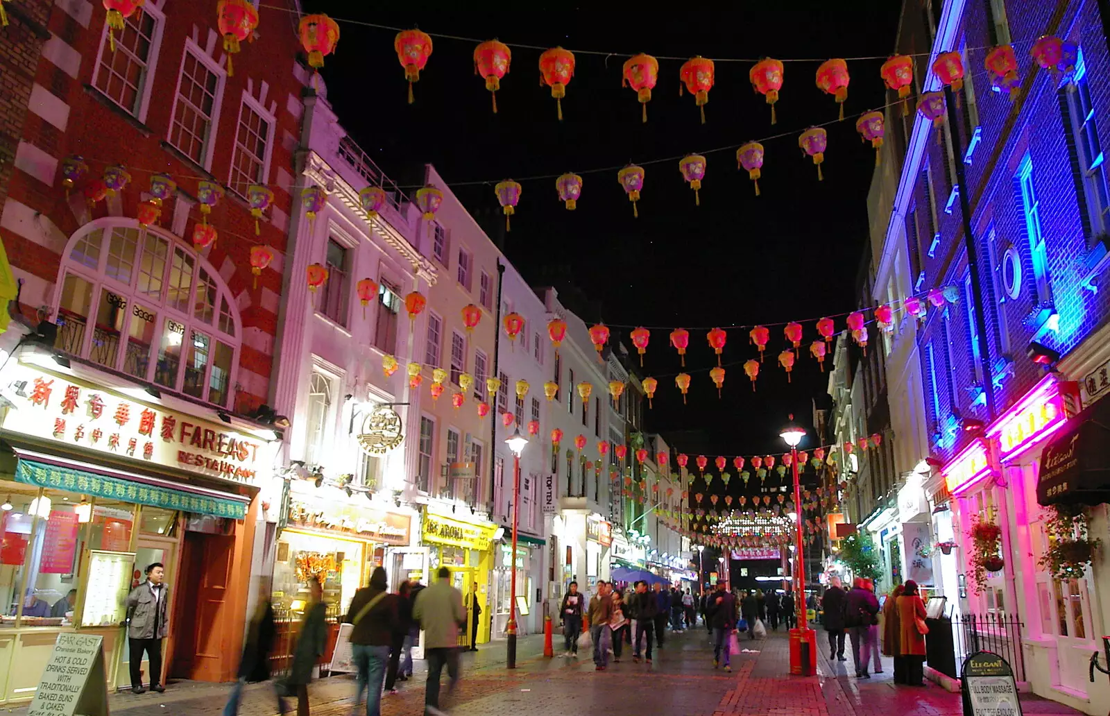 Chinese lanterns, from Qualcomm Europe All-Hands at the Berkeley Hotel, London - 9th November 2005