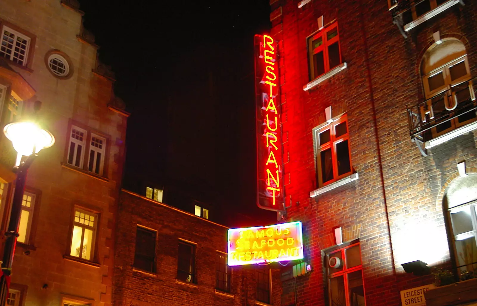 Neon signs, from Qualcomm Europe All-Hands at the Berkeley Hotel, London - 9th November 2005