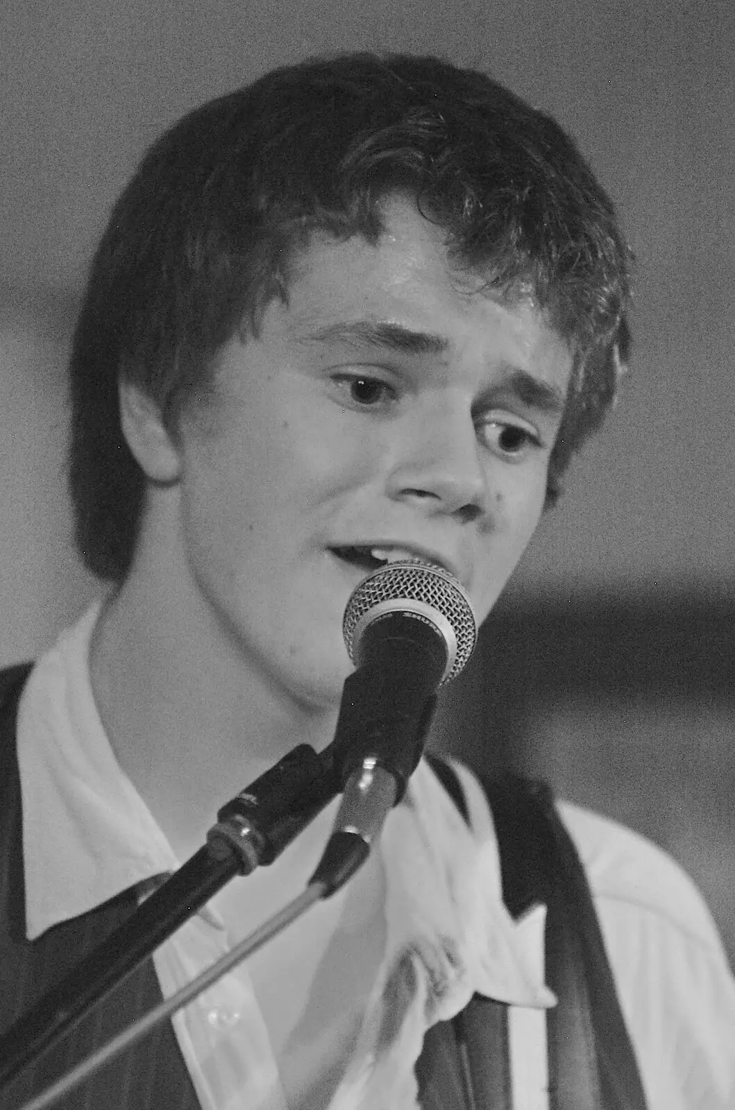 Calum Duncan on vocals, from The Destruction of Padley's, and Alex Hill at the Barrel, Diss and Banham - 12th November 2005