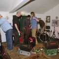 Packing up after the gig, The Destruction of Padley's, and Alex Hill at the Barrel, Diss and Banham - 12th November 2005