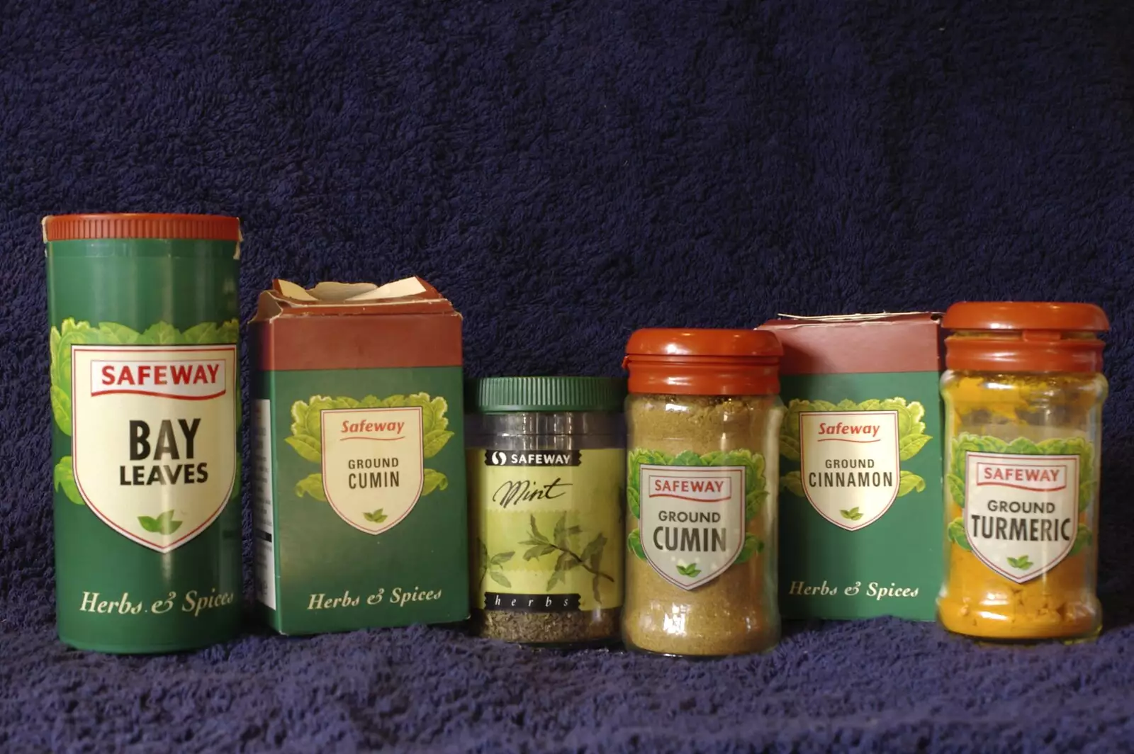 A random collection of Safeway herbs and spices, from USA Chicken Catches Fire: Gov and the Ambulance, Diss, Norfolk - 19th November 2005