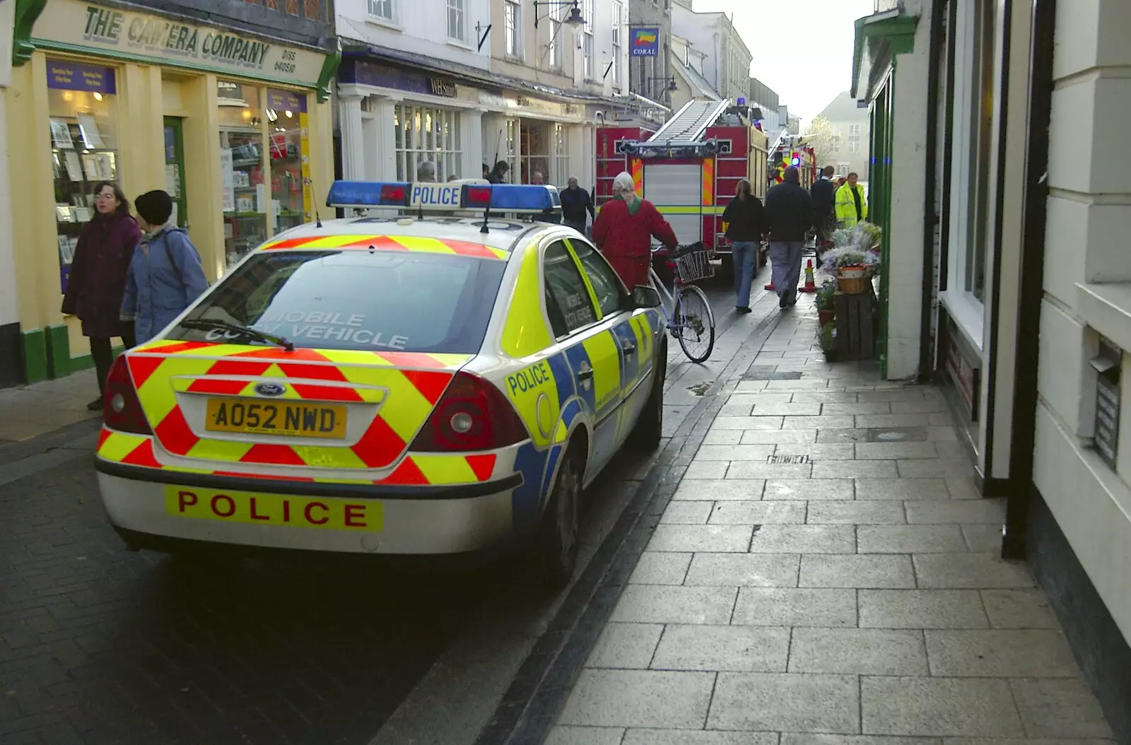 The Rozzers' spy-cam car, from USA Chicken Catches Fire: Gov and the Ambulance, Diss, Norfolk - 19th November 2005