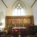 The nave, altar and rare rood-screen, Thornham Walled Garden, and Bob Last Leaves the Lab, Cambridge - 20th November 2005