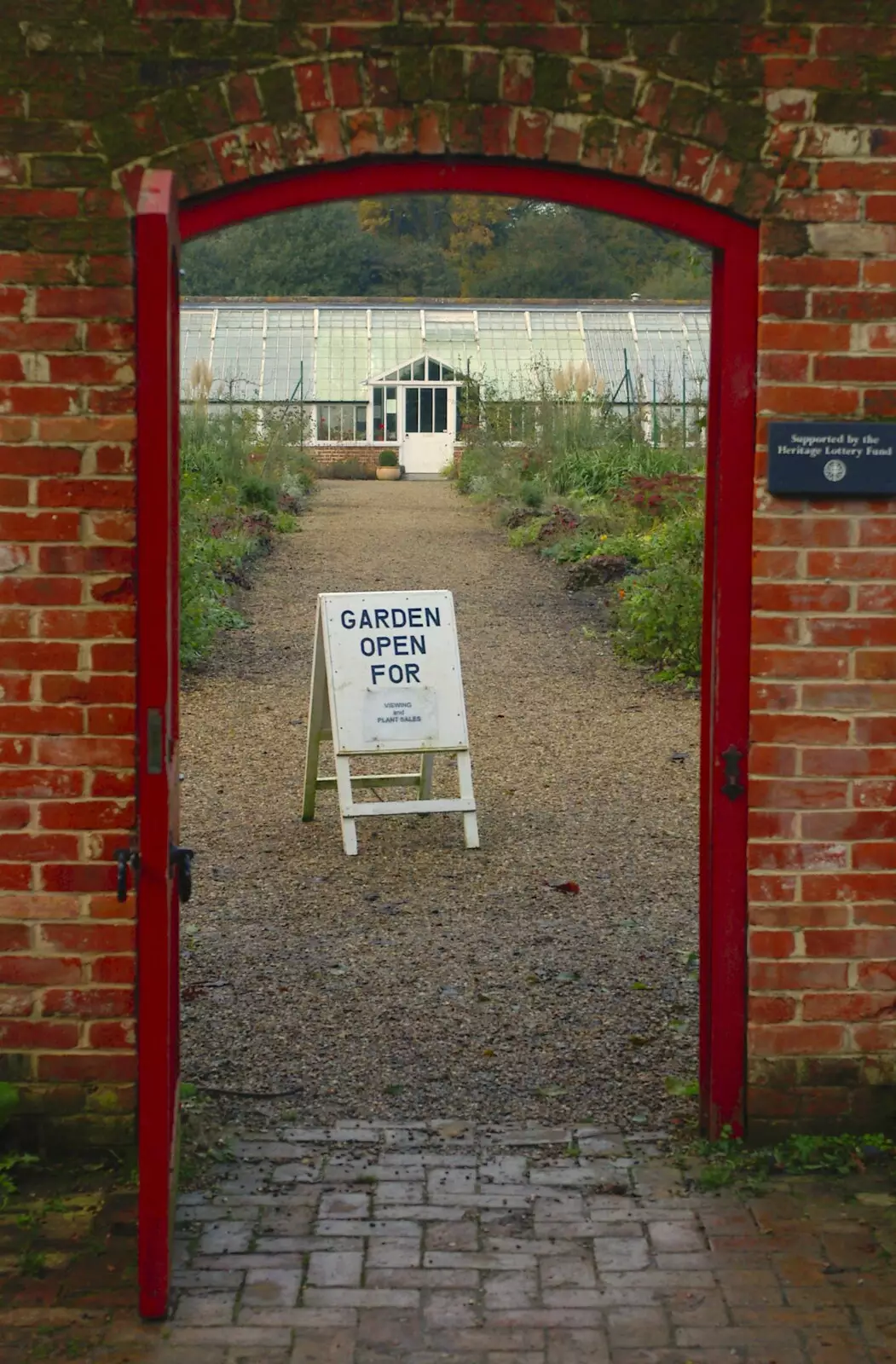 Doorway to the walled garden, from Thornham Walled Garden, and Bob Last Leaves the Lab, Cambridge - 20th November 2005