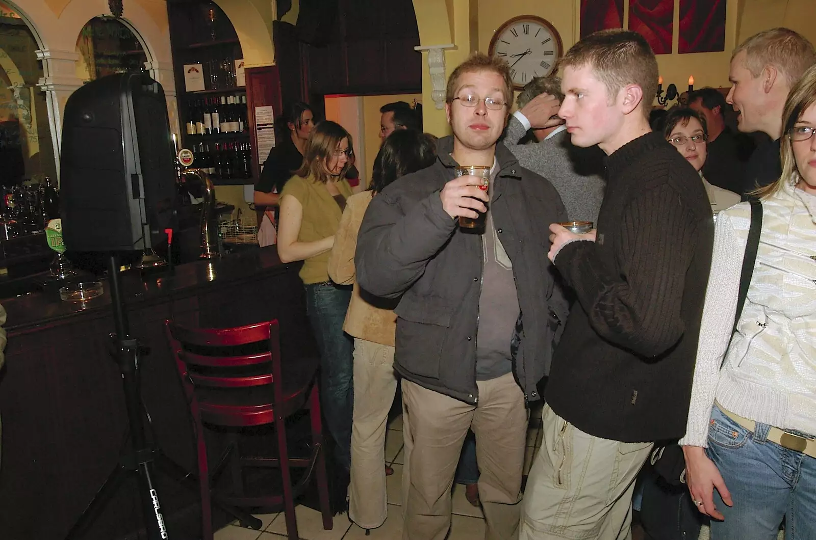 Marc and The Boy Phil, from Most Haunted, and Music at Bar 13 and the Cherry Tree, Mellis - 26th November 2005