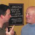 Someone chats to Alan Warren, Most Haunted, and Music at Bar 13 and the Cherry Tree, Mellis - 26th November 2005