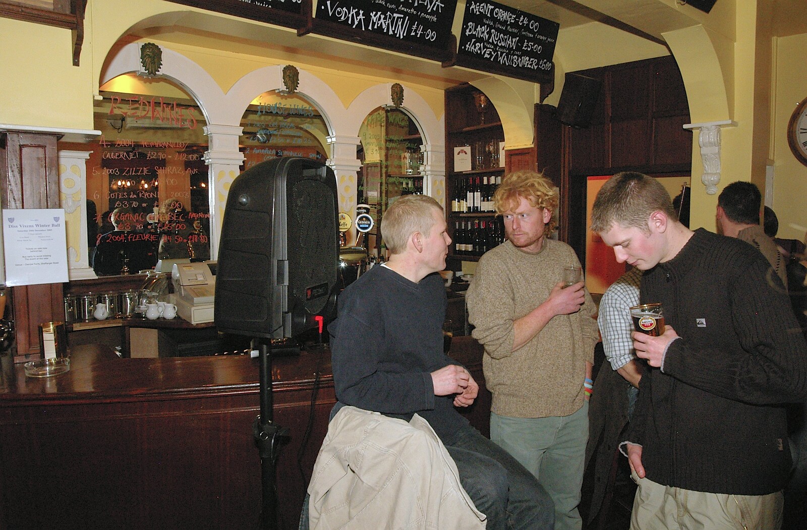 The eponymous bar of Bar 13 from Most Haunted, and Music at Bar 13 and the Cherry Tree, Mellis - 26th November 2005