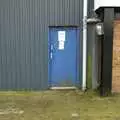 The door to the old heatset-printing shed, Post-modern Alienation: Bleak House, a Diss Miscellany, Norfolk - 3rd December 2005