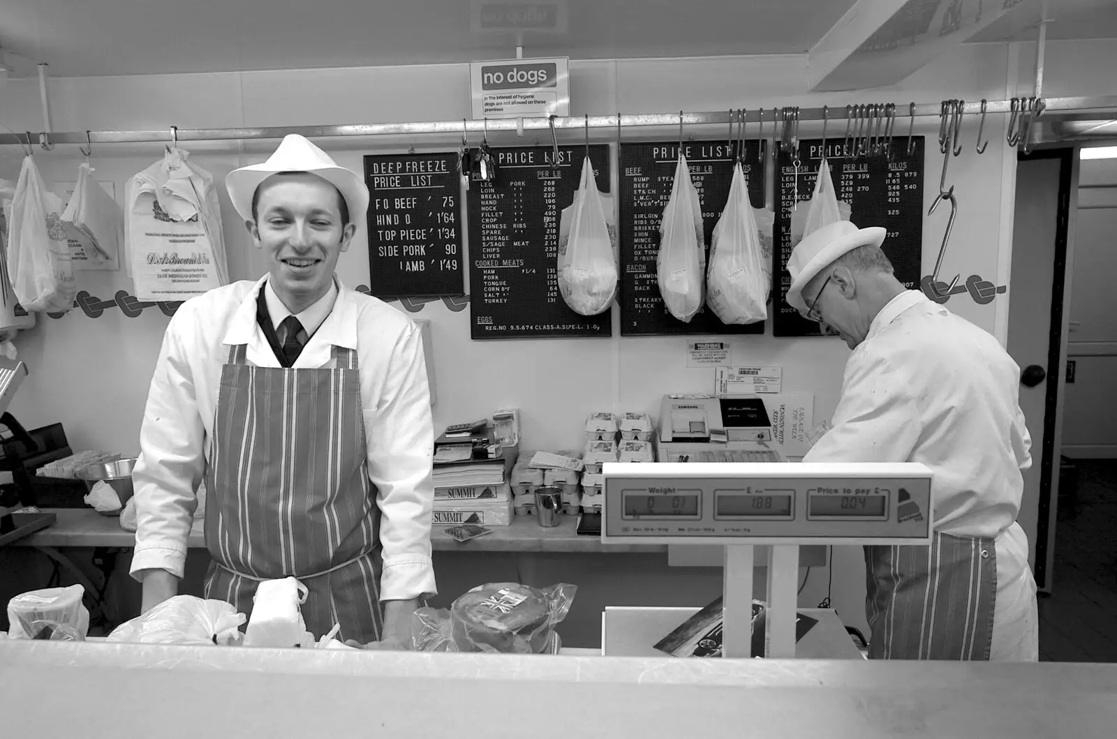 Dan Dan the Meat Man, of Browne's Butchers in Diss, from Post-modern Alienation: Bleak House, a Diss Miscellany, Norfolk - 3rd December 2005