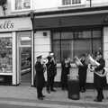 The Sally Army band outside NatWest, Post-modern Alienation: Bleak House, a Diss Miscellany, Norfolk - 3rd December 2005